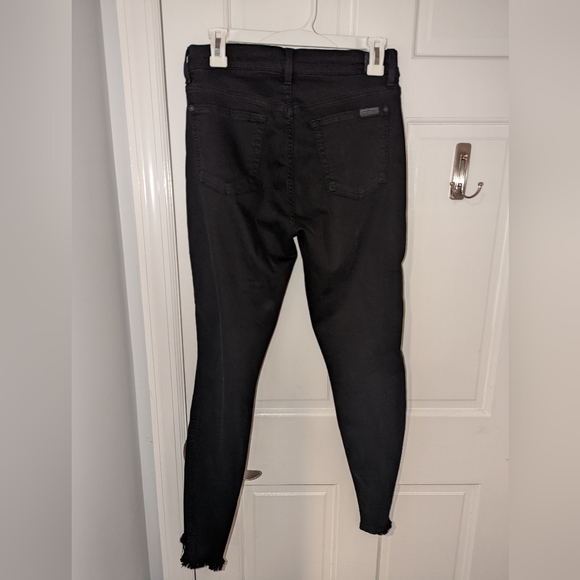 Seven7 frayed bottom skinny jeans - Picture 3 of 6